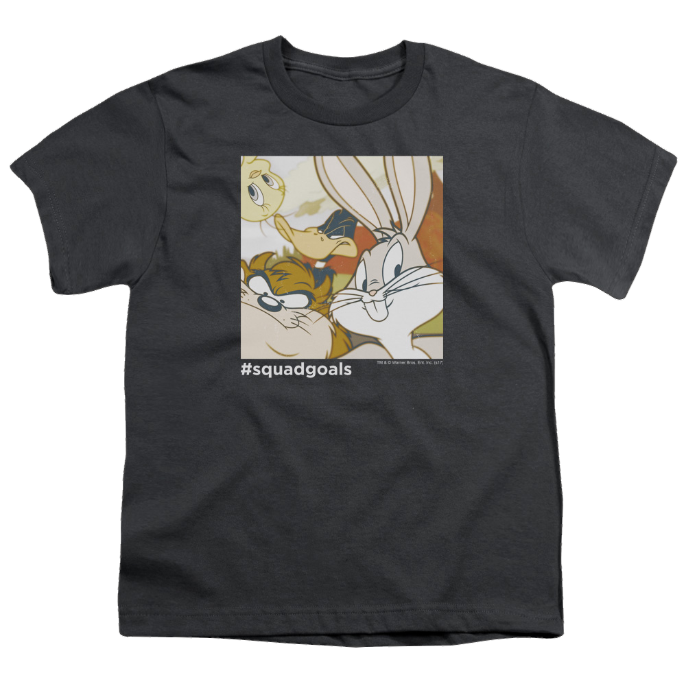 Looney Tunes Squad Goals - Youth T-Shirt Youth T-Shirt (Ages 8-12) Looney Tunes   