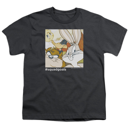 Looney Tunes Squad Goals - Youth T-Shirt Youth T-Shirt (Ages 8-12) Looney Tunes   