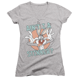 Looney Tunes Aint I A Stinker - Juniors V-Neck T-Shirt Juniors V-Neck T-Shirt Looney Tunes   