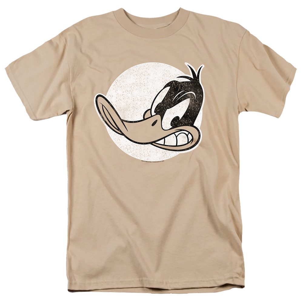 Looney Tunes Daffy Vintage Badge - Men's Regular Fit T-Shirt Men's Regular Fit T-Shirt Looney Tunes   