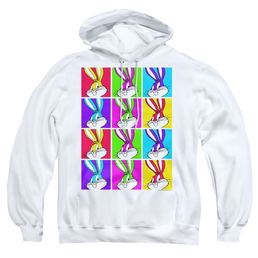 Looney Tunes Bugs Tiles - Pullover Hoodie Pullover Hoodie Looney Tunes   
