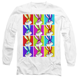 Looney Tunes Bugs Tiles - Men's Long Sleeve T-Shirt Men's Long Sleeve T-Shirt Looney Tunes   