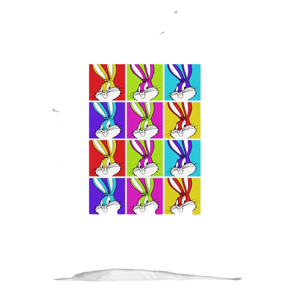 Looney Tunes Bugs Tiles - Kid's T-Shirt Kid's T-Shirt (Ages 4-7) Looney Tunes   