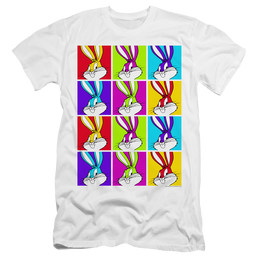 Looney Tunes Bugs Tiles - Men's Premium Slim Fit T-Shirt Men's Premium Slim Fit T-Shirt Looney Tunes   
