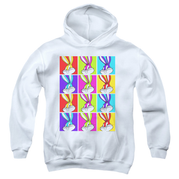 Looney Tunes Bugs Tiles - Youth Hoodie Youth Hoodie (Ages 8-12) Looney Tunes   