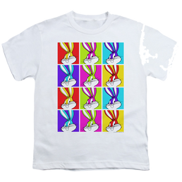 Looney Tunes Bugs Tiles - Youth T-Shirt Youth T-Shirt (Ages 8-12) Looney Tunes   