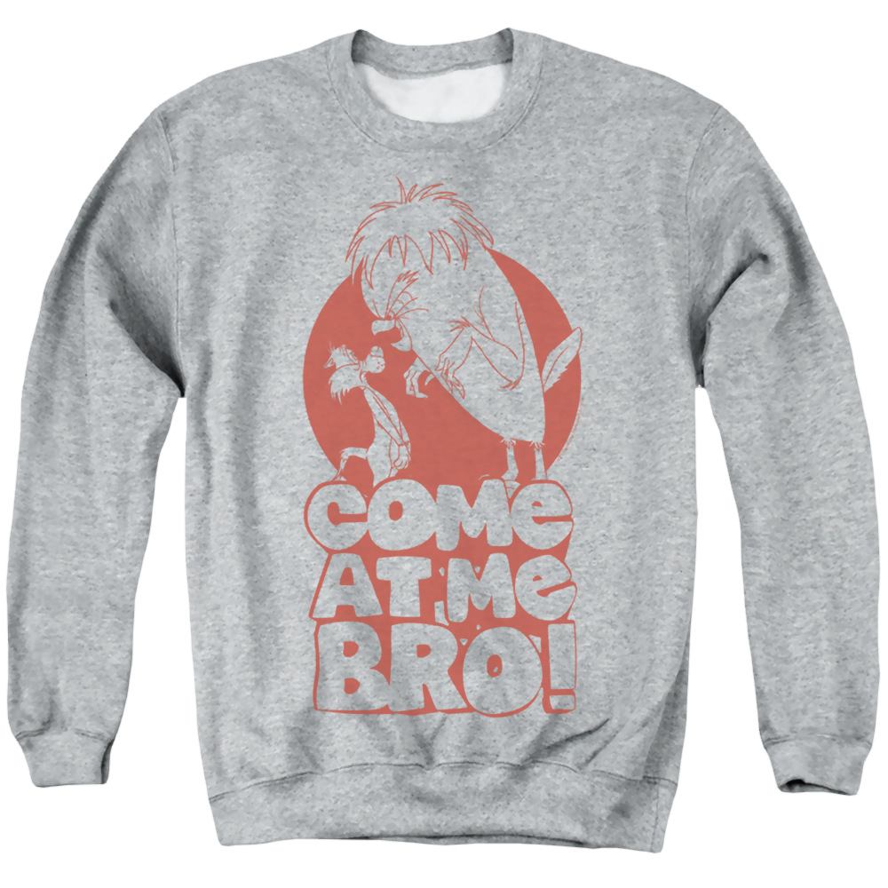 Looney Tunes Come At Me - Men's Crewneck Sweatshirt Men's Crewneck Sweatshirt Looney Tunes   