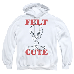 Looney Tunes Felt Cute - Pullover Hoodie Pullover Hoodie Looney Tunes   