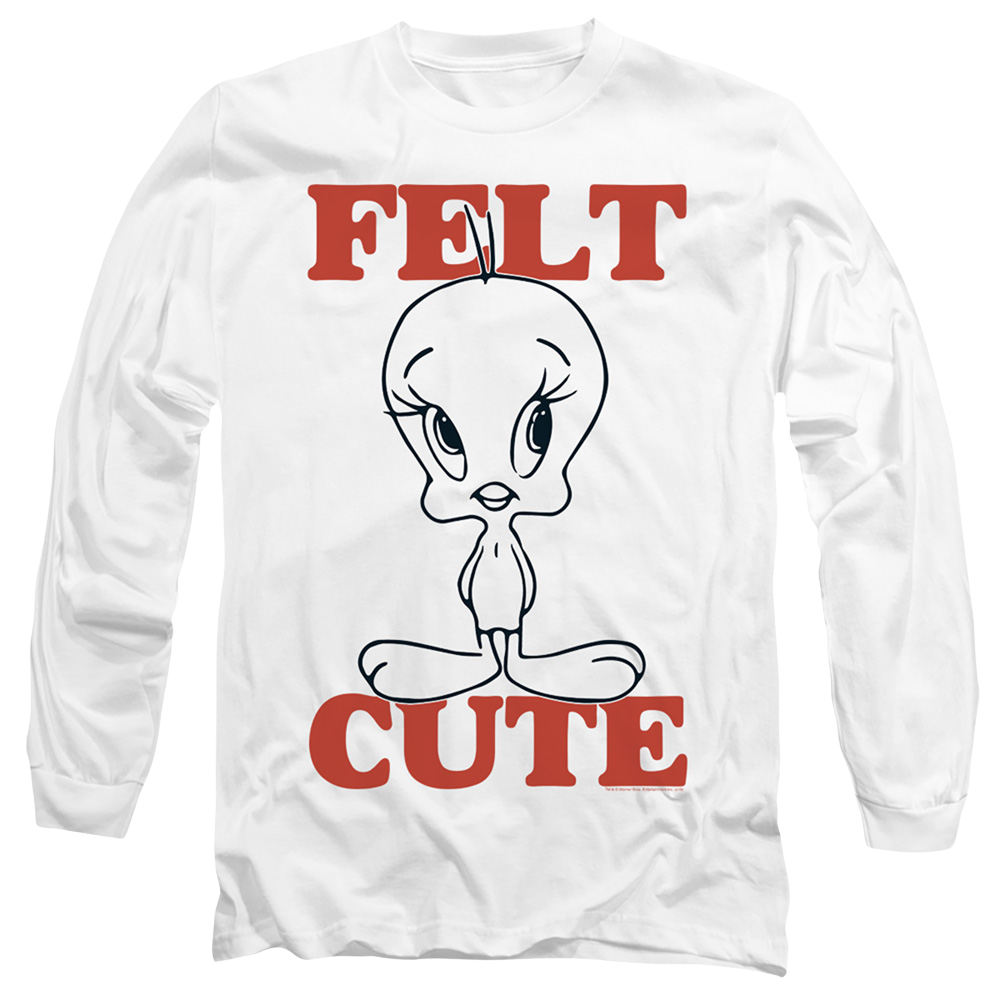 Looney Tunes Felt Cute - Men's Long Sleeve T-Shirt Men's Long Sleeve T-Shirt Looney Tunes   