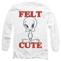 Looney Tunes Felt Cute - Men's Long Sleeve T-Shirt Men's Long Sleeve T-Shirt Looney Tunes   