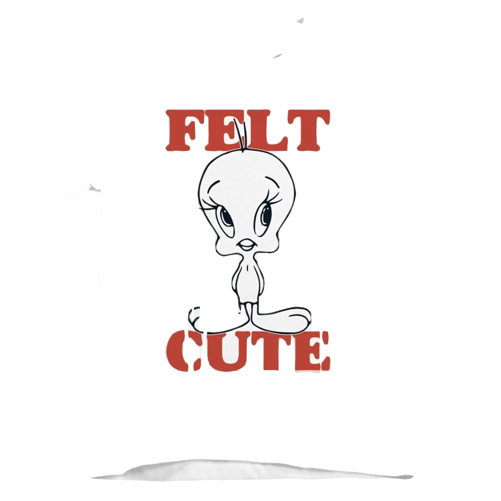 Looney Tunes Felt Cute - Kid's T-Shirt Kid's T-Shirt (Ages 4-7) Looney Tunes   