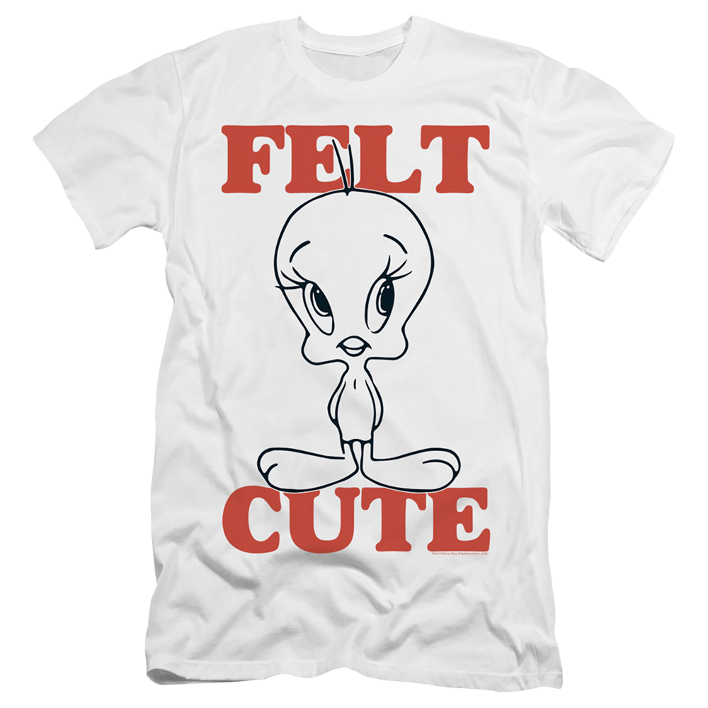 Looney Tunes Felt Cute - Men's Premium Slim Fit T-Shirt Men's Premium Slim Fit T-Shirt Looney Tunes   