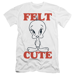 Looney Tunes Felt Cute - Men's Premium Slim Fit T-Shirt Men's Premium Slim Fit T-Shirt Looney Tunes   