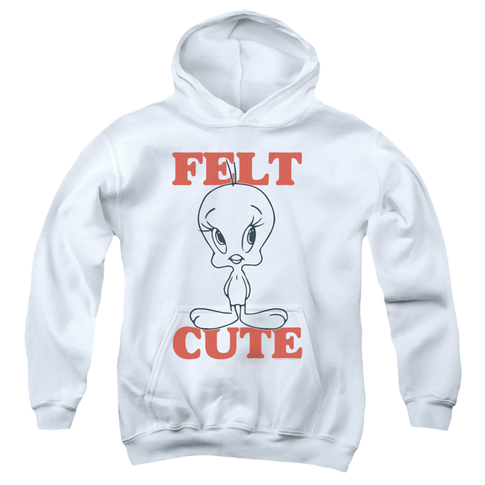 Looney Tunes Felt Cute - Youth Hoodie Youth Hoodie (Ages 8-12) Looney Tunes   