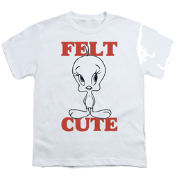 Looney Tunes Felt Cute - Youth T-Shirt Youth T-Shirt (Ages 8-12) Looney Tunes   
