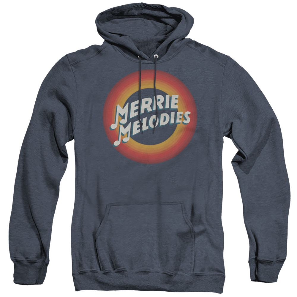 Looney Tunes Merrie Logo - Heather Pullover Hoodie Heather Pullover Hoodie Looney Tunes   