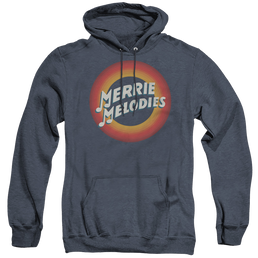 Looney Tunes Merrie Logo - Heather Pullover Hoodie Heather Pullover Hoodie Looney Tunes   