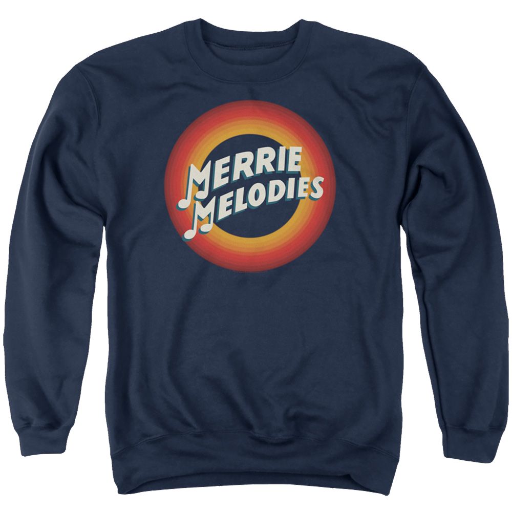 Looney Tunes Merrie Logo - Men's Crewneck Sweatshirt Men's Crewneck Sweatshirt Looney Tunes   