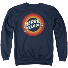 Looney Tunes Merrie Logo - Men's Crewneck Sweatshirt Men's Crewneck Sweatshirt Looney Tunes   