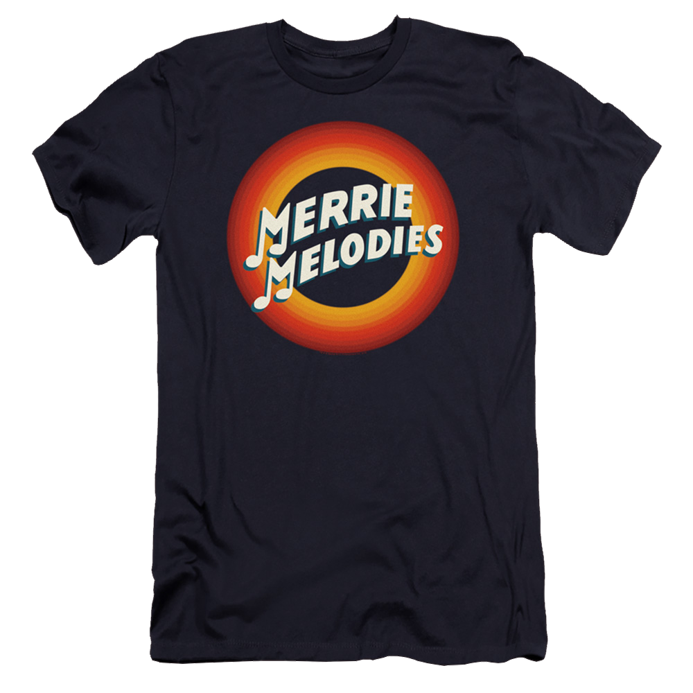 Looney Tunes Merrie Logo - Men's Premium Slim Fit T-Shirt Men's Premium Slim Fit T-Shirt Looney Tunes   