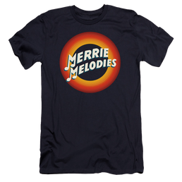 Looney Tunes Merrie Logo - Men's Premium Slim Fit T-Shirt Men's Premium Slim Fit T-Shirt Looney Tunes   