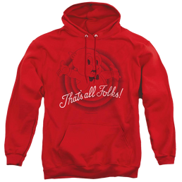 Looney Tunes Thats All Folks - Pullover Hoodie Pullover Hoodie Looney Tunes   