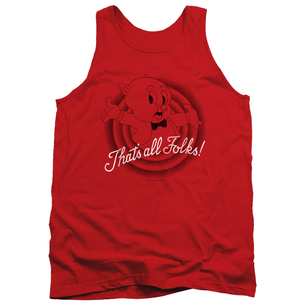Looney Tunes Thats All Folks - Men's Tank Top Men's Tank Looney Tunes   