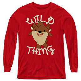 Looney Tunes Wild Thing Kid - Youth Long Sleeve T-Shirt Youth Long Sleeve T-Shirt Looney Tunes   