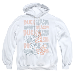 Looney Tunes Duck Season Rabbit Season - Pullover Hoodie Pullover Hoodie Looney Tunes   