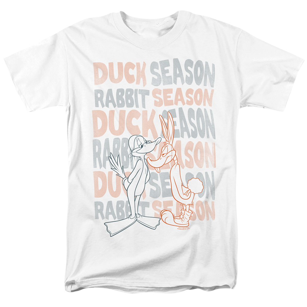Looney Tunes Duck Season Rabbit Season - Men's Regular Fit T-Shirt Men's Regular Fit T-Shirt Looney Tunes   