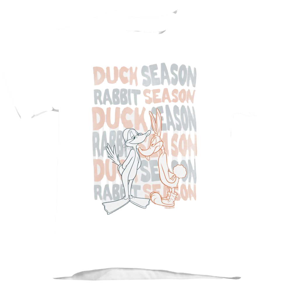 Looney Tunes Duck Season Rabbit Season - Kid's T-Shirt Kid's T-Shirt (Ages 4-7) Looney Tunes   