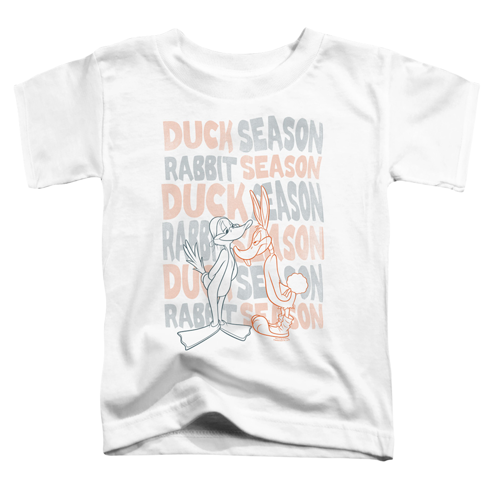 Looney Tunes Duck Season Rabbit Season - Toddler T-Shirt Toddler T-Shirt Looney Tunes   