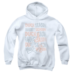 Looney Tunes Duck Season Rabbit Season - Youth Hoodie Youth Hoodie (Ages 8-12) Looney Tunes   