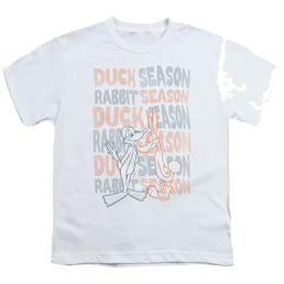 Looney Tunes Duck Season Rabbit Season - Youth T-Shirt Youth T-Shirt (Ages 8-12) Looney Tunes   