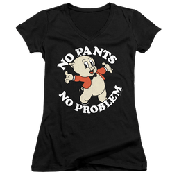 Looney Tunes No Pants - Juniors V-Neck T-Shirt Juniors V-Neck T-Shirt Looney Tunes   