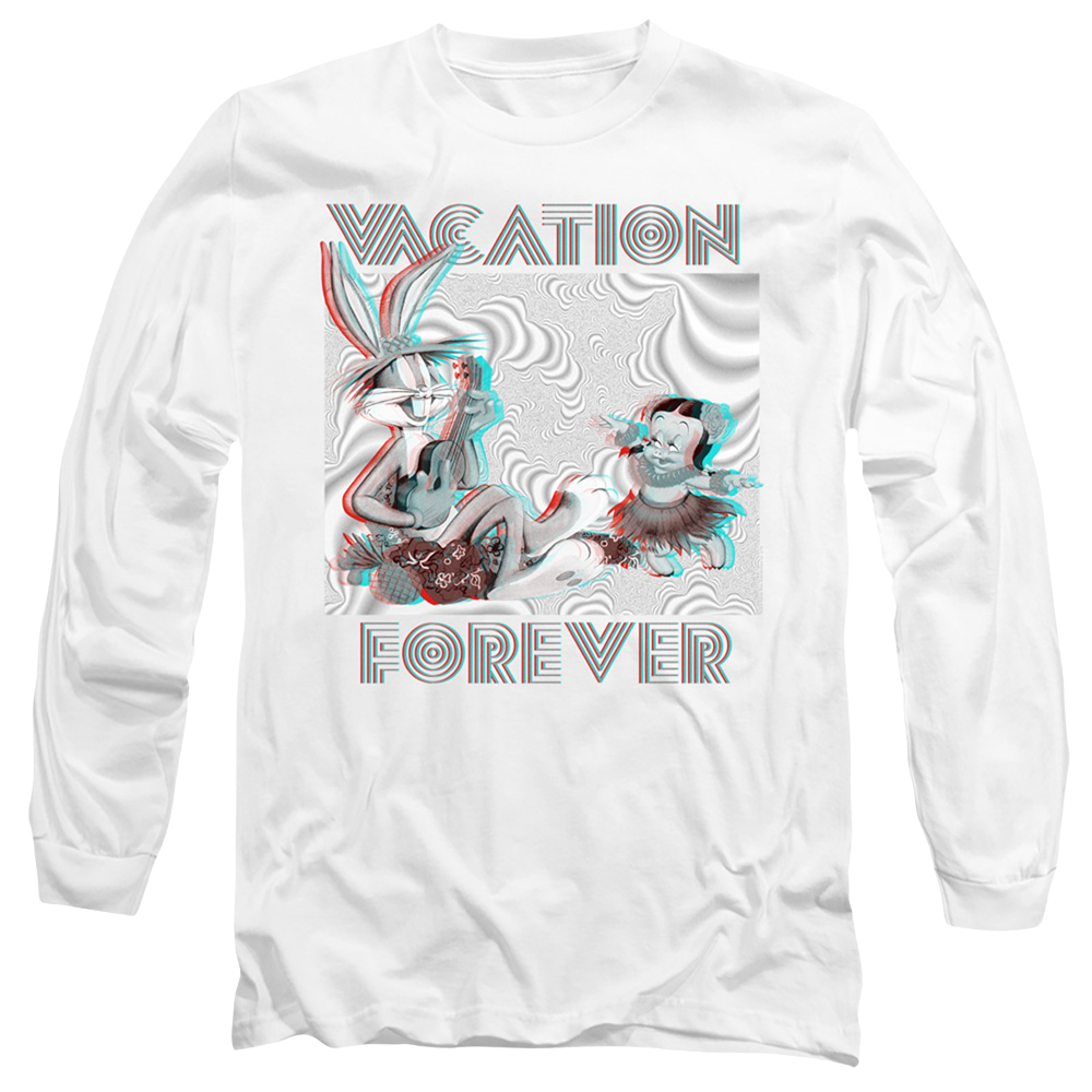 Looney Tunes Vacation Forever - Men's Long Sleeve T-Shirt Men's Long Sleeve T-Shirt Looney Tunes   
