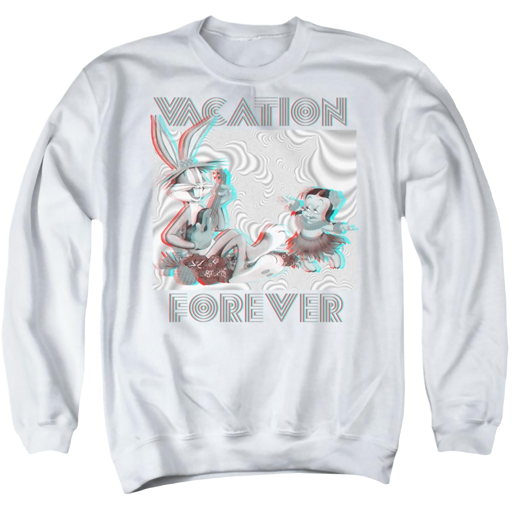 Looney Tunes Vacation Forever - Men's Crewneck Sweatshirt Men's Crewneck Sweatshirt Looney Tunes   