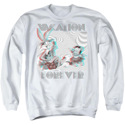 Looney Tunes Vacation Forever - Men's Crewneck Sweatshirt Men's Crewneck Sweatshirt Looney Tunes   