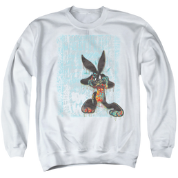 Looney Tunes Graffiti Rabbit - Men's Crewneck Sweatshirt Men's Crewneck Sweatshirt Looney Tunes   