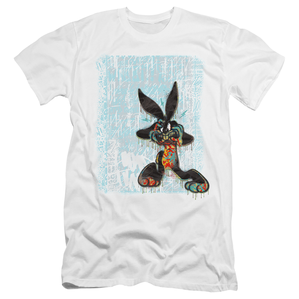 Looney Tunes Graffiti Rabbit - Men's Premium Slim Fit T-Shirt Men's Premium Slim Fit T-Shirt Looney Tunes   