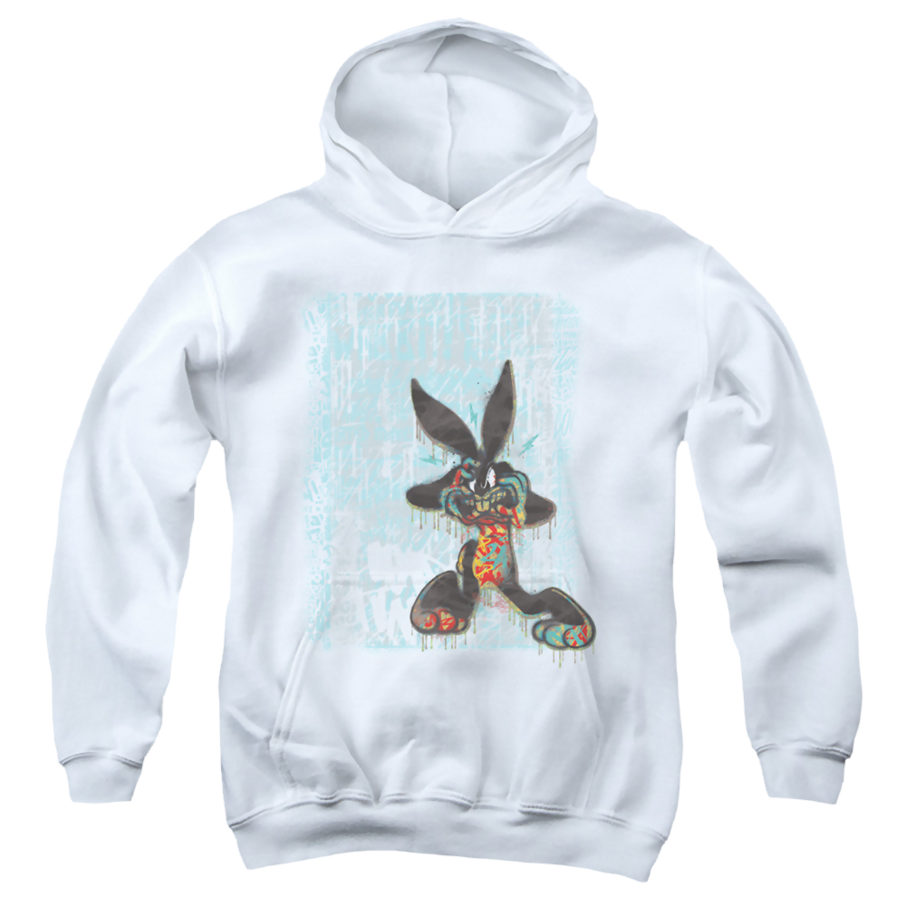 Looney Tunes Graffiti Rabbit - Youth Hoodie Youth Hoodie (Ages 8-12) Looney Tunes   