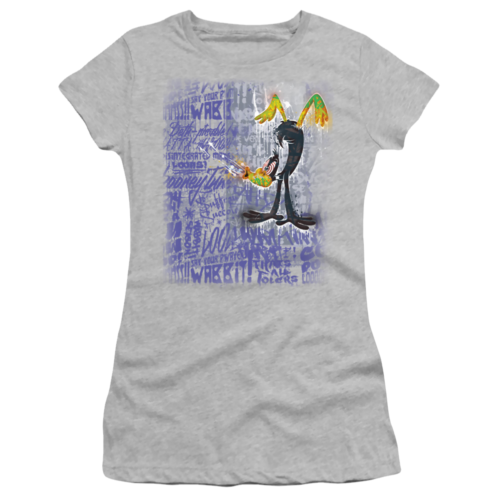 Looney Tunes Graffiti Duck - Juniors T-Shirt Juniors T-Shirt Looney Tunes   