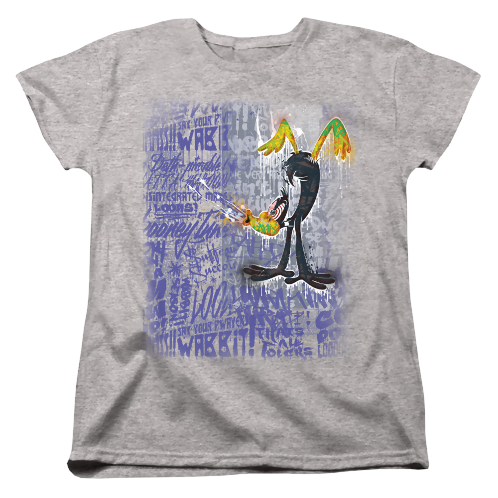Looney Tunes Graffiti Duck - Women's T-Shirt Women's T-Shirt Looney Tunes   