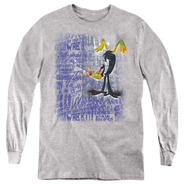 Looney Tunes Graffiti Duck - Youth Long Sleeve T-Shirt Youth Long Sleeve T-Shirt Looney Tunes   
