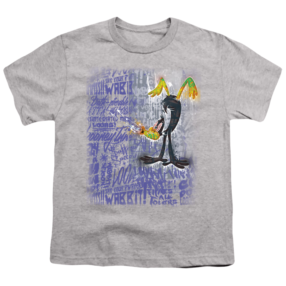Looney Tunes Graffiti Duck - Youth T-Shirt Youth T-Shirt (Ages 8-12) Looney Tunes   