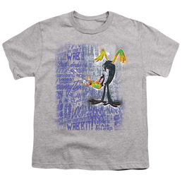 Looney Tunes Graffiti Duck - Youth T-Shirt Youth T-Shirt (Ages 8-12) Looney Tunes   