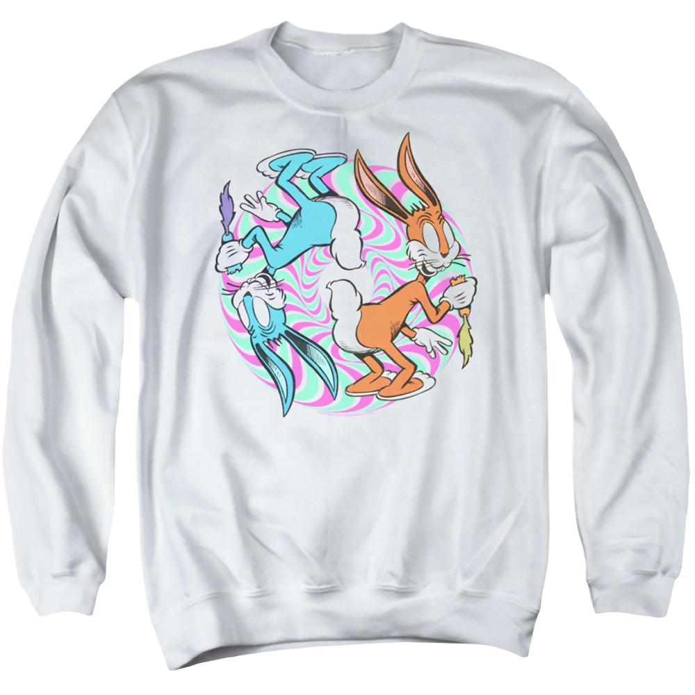 Looney Tunes Wacky Wabbit - Men's Crewneck Sweatshirt Men's Crewneck Sweatshirt Looney Tunes   