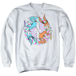 Looney Tunes Wacky Wabbit - Men's Crewneck Sweatshirt Men's Crewneck Sweatshirt Looney Tunes   