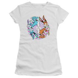 Looney Tunes Wacky Wabbit - Juniors T-Shirt Juniors T-Shirt Looney Tunes   