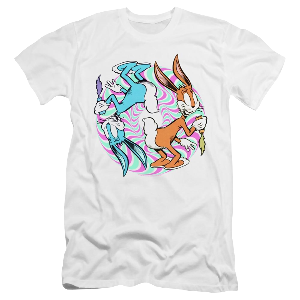 Looney Tunes Wacky Wabbit - Men's Premium Slim Fit T-Shirt Men's Premium Slim Fit T-Shirt Looney Tunes   
